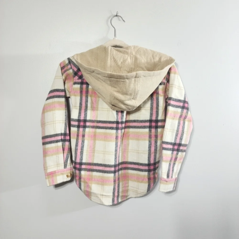 New Blanknyc Hooded Shacket Big Girl